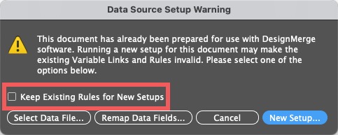 Data Source Setup